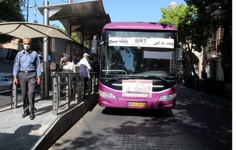 آغاز فعالیت دوباره اتوبوس BRT در تبریز