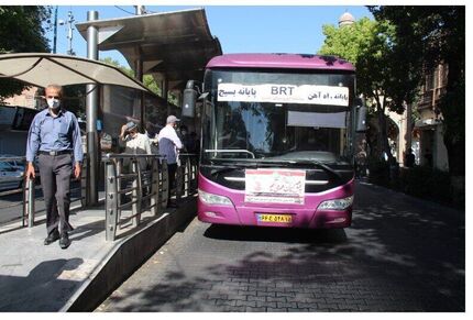 آغاز فعالیت دوباره اتوبوس BRT در تبریز