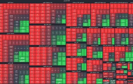 بورس، بیست و ششمین روز زمستان را هم با افت به پایان رساند