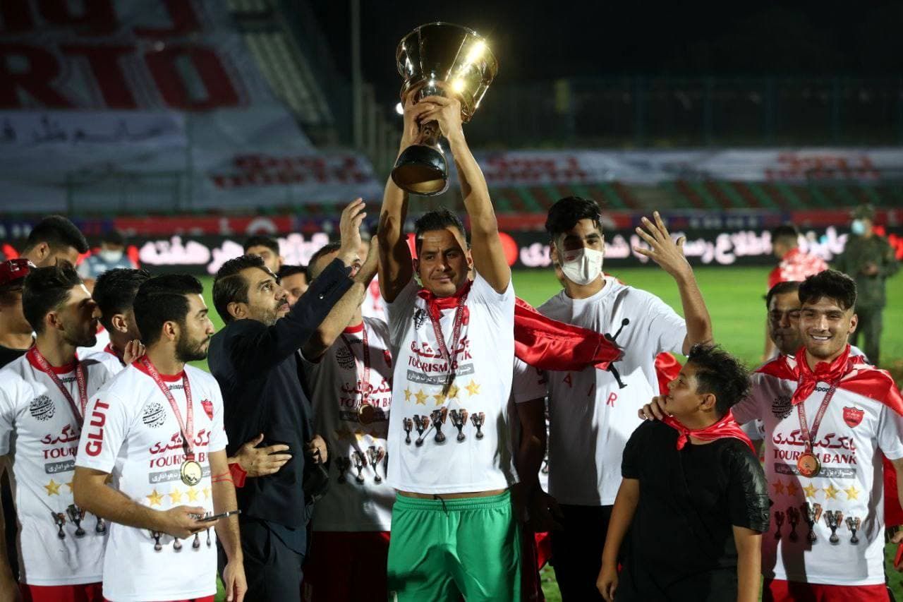 جشن پنجمین قهرمانی متوالی پرسپولیس در لیگ برتر