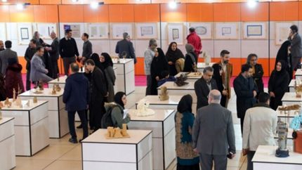 آغاز نمایشگاه دهمین دوسالانه ملی هنر‌های تجسمی کانون پرورش فکری