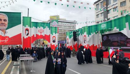 راهپیمایی چهل و هفتمین سالگرد پیروزی انقلاب اسلامی در  هزار و ۴۰۰ بخش، شهر و شهرستان برگزار شد