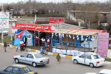 ۱۰۰ هزار خدمت بشردوستانه جوانان هلال‌احمری در ۴ روز