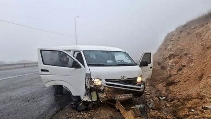 سانحه رانندگی برای خودروی حامل خبرنگاران در استان خراسان شمالی