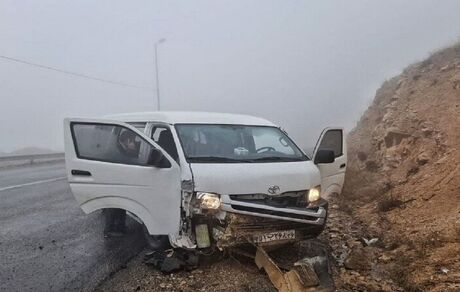 سانحه رانندگی برای خودروی حامل خبرنگاران در استان خراسان شمالی