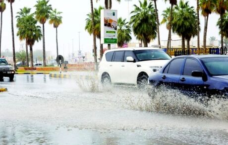 رکورد ۴۰ ساله بارش باران در عربستان شکست