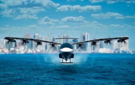 اولین کشتی پرنده برقی جهان به پرواز درآمد