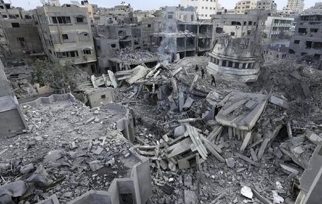 ویرانی ۱۳۰۰ ساختمان در غزه در حملات رژیم صهیونیستی