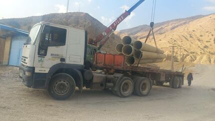 افراد ناشناس، پروژه آبرسانی بند شیرگواز دشتیاری را تخریب کردند