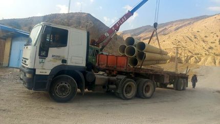 افراد ناشناس، پروژه آبرسانی بند شیرگواز دشتیاری را تخریب کردند