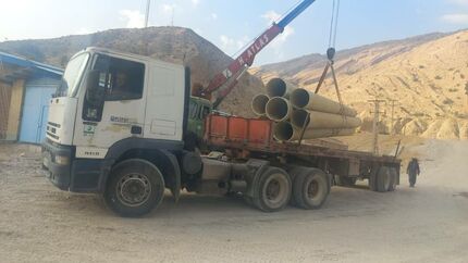 افراد ناشناس، پروژه آبرسانی بند شیرگواز دشتیاری را تخریب کردند