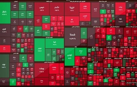 بورس همچنان در حال ریزش