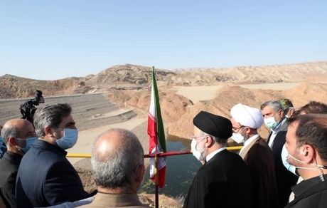 بازدید رئیس جمهور از روند تکمیل سد مخزنی کنجانچم ایلام