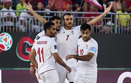 کنفدراسیون فوتبال آسیا سومی تیم ملی ایران در جام جهانی فوتبال ساحلی را تبریک گفت