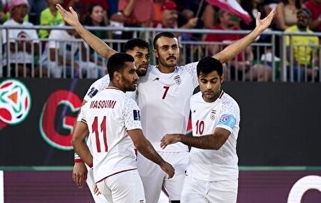 کنفدراسیون فوتبال آسیا سومی تیم ملی ایران در جام جهانی فوتبال ساحلی را تبریک گفت