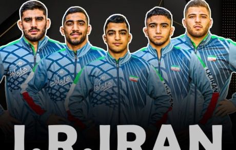 قهرمانی تیم ملی کشتی آزاد ایران در رقابت‌های جوانان جهان