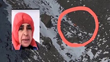 پیدا شدن پیکر بی جان بانوی کوهنورد در یخچال کافر دره دماوند