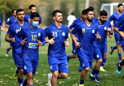 گزارش تمرین امروز فکری به استقلالی‌ها
