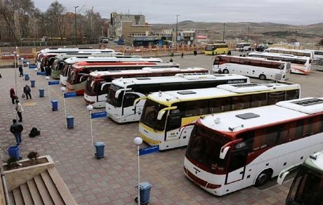 مردم گران فروشی بلیت اتوبوس و رعایت نکردن دستورالعمل‌های بهداشتی را گزارش دهند