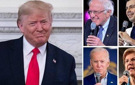 سندرز در صدر دموکرات‌ها؛ ترامپ بالاتر از همه نامزدها