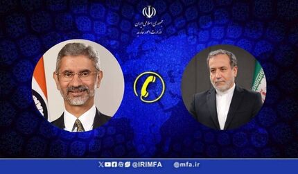 گفت و گوی تلفنی وزیران امور خارجه ایران و هند 