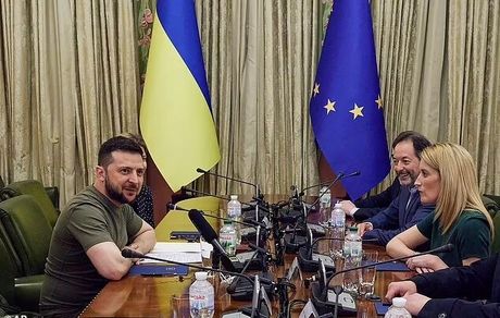 سفر رئیس پارلمان اروپا به کی‌یف؛ "شما برای ما می‌جنگید"