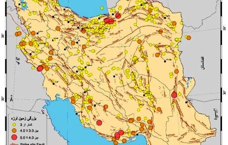 ۵۳۰ زلزله در تیرماه ۱۴۰۲ نقاط مختلف کشور را لرزاند
