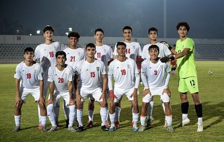 توقف تیم ملی نوجوانان ایران در دومین گام از جام ملت‌های زیر ۱۷ سال آسیا