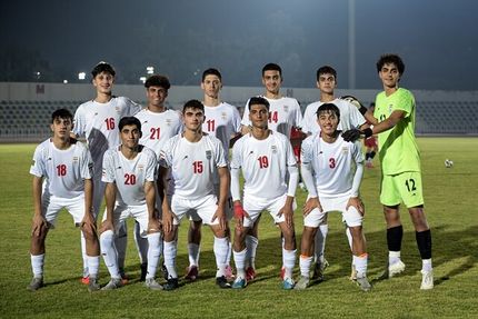 توقف تیم ملی نوجوانان ایران در دومین گام از جام ملت‌های زیر ۱۷ سال آسیا