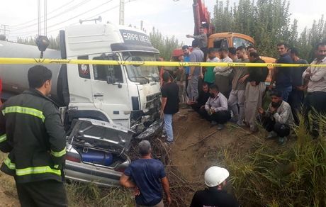 تصادف دلخراش در محور ارومیه مهاباد / ۵ نفر در جا جان باختند