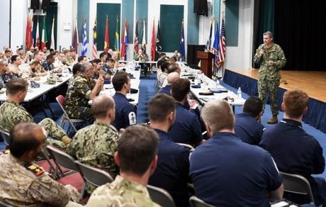 رزمایش دریایی آمریکا و متحدانش در غرب آسیا آغاز شد