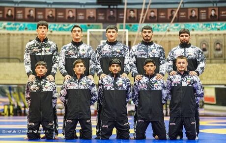 قهرمانی تیم ملی کشتی فرنگی جوانان ایران در آسیا
