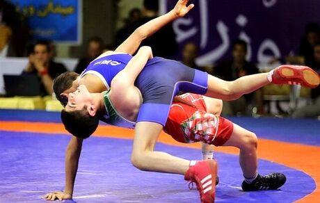 پایان رقابت‌های کشتی فرنگی نونهالان ایران با قهرمانی خوزستان