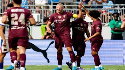 برد پرگل منچسترسیتی مقابل چلسی در بازی دوستانه / هالند هتتریک کرد