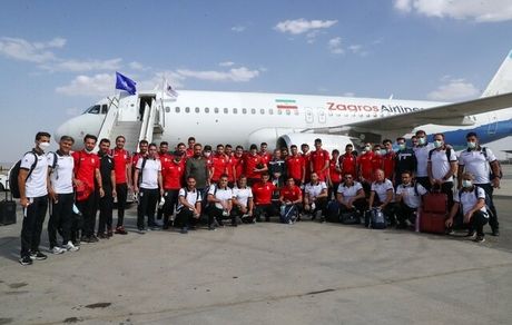 تیم ملی فوتبال به تهران بازگشت
