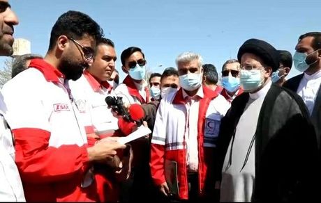 قدردانی امدادگران هلال احمر از رئیس جمهور بابت انتصاب دکتر کولیوند