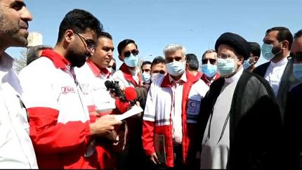 قدردانی امدادگران هلال احمر از رئیس جمهور بابت انتصاب دکتر کولیوند