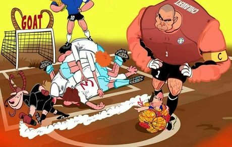 کارتون| مقایسه عجیب دو فوق ستاره