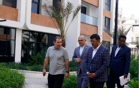 بازدید مدیران ارشد بانک مسکن از پروژه ۱۷۰ واحدی «هسا» کیش / تجربیات موفق طرح‌های مشارکتی بانک مسکن در مناطق آزاد
