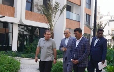 بازدید مدیران ارشد بانک مسکن از پروژه ۱۷۰ واحدی «هسا» کیش / تجربیات موفق طرح‌های مشارکتی بانک مسکن در مناطق آزاد
