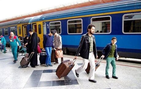سفرهای نوروزی با قطار، ۴۷ درصد بیشتر شد
