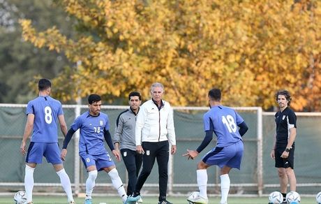 تمرین تیم ملی زیر نظر کی‌روش برگزار شد