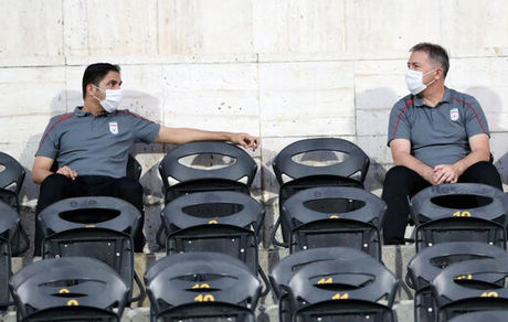 اسکوچیچ و هاشمیان تماشاگر بازی استقلال