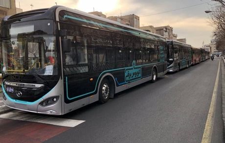 نخستین خط اتوبوس برقی در تهران راه‌اندازی شد