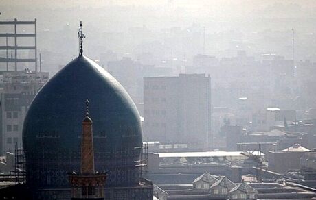 آلودگی دوباره هوا در مشهد
