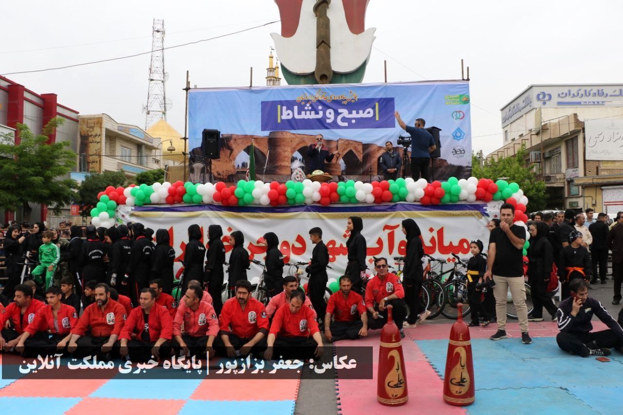 همایش پیاده‌روی خانوادگی و دوچرخه سواری در میاندوآب