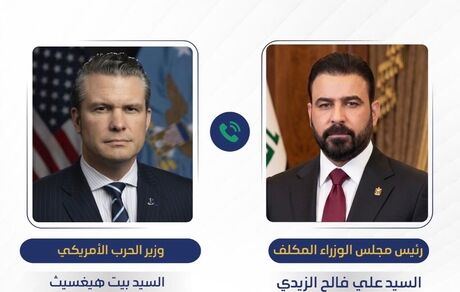 وزیر جنگ آمریکا با نخست وزیر عراق گفت و گو کرد