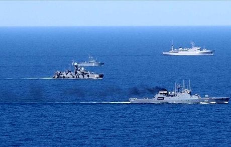 بزرگترین رزمایش دریایی روسیه برگزار شد