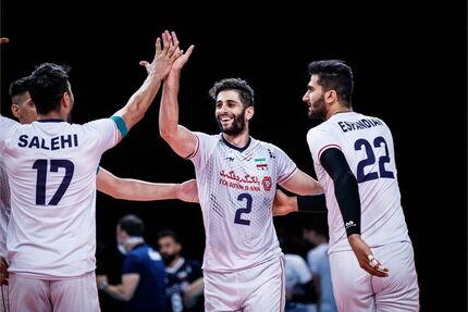 ایران فینالیست والیبال قهرمانی آسیا شد