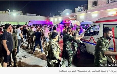 آتش سوزی در یک مراسم عروسی در کشور عراق: تاکنون ۴۵۰ کشته و زخمی گزارش شده است